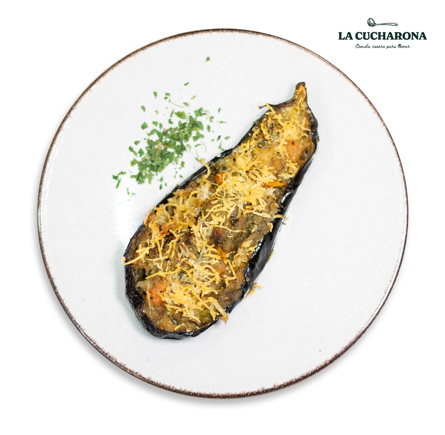 Berenjena rellena de verdura -250 gr