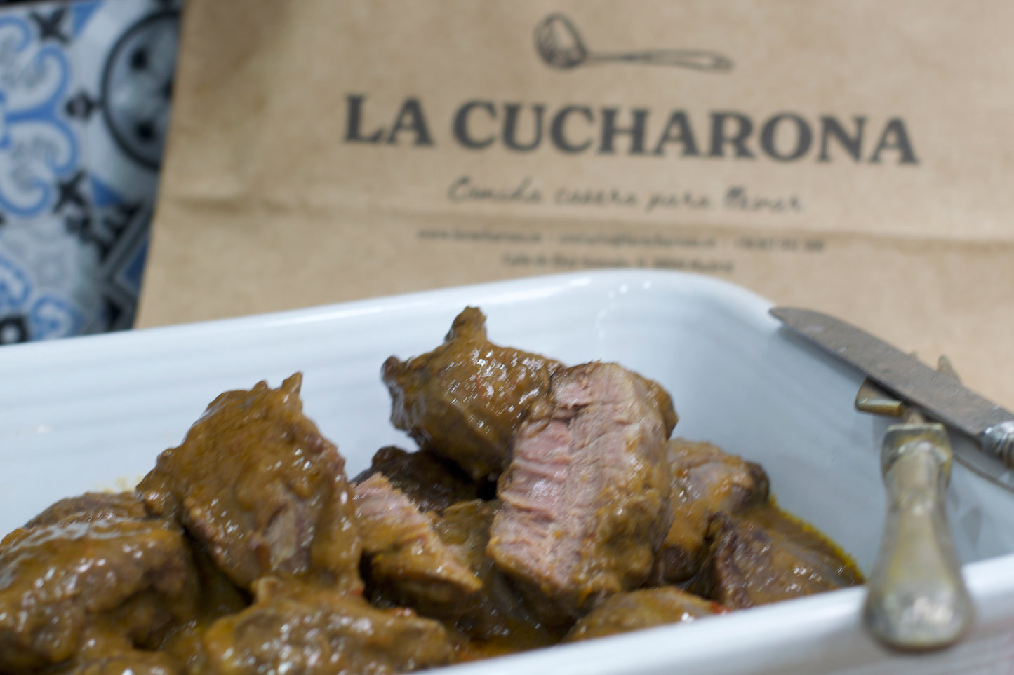 Carrilleras de cerdo al vino tinto - 500 gr - 2 raciones