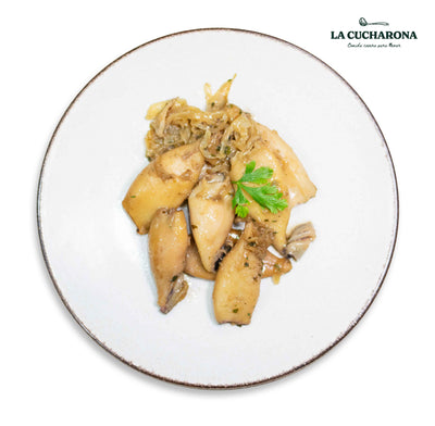 Chipirones encebollados - 200 gr