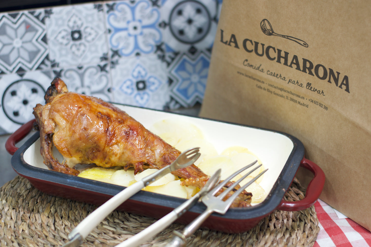 Pierna de cordero asada - 1 o 2 personas