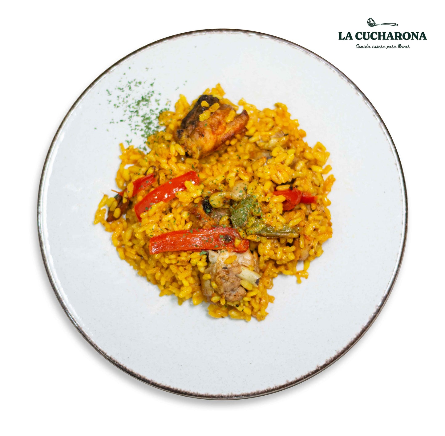 Arroz con pollo y verduras - 250 gr