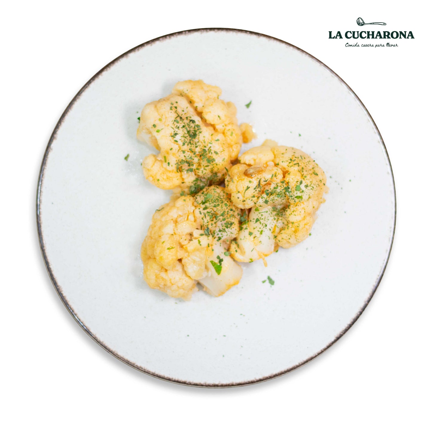 Coliflor rehogada al ajillo - 250 gr