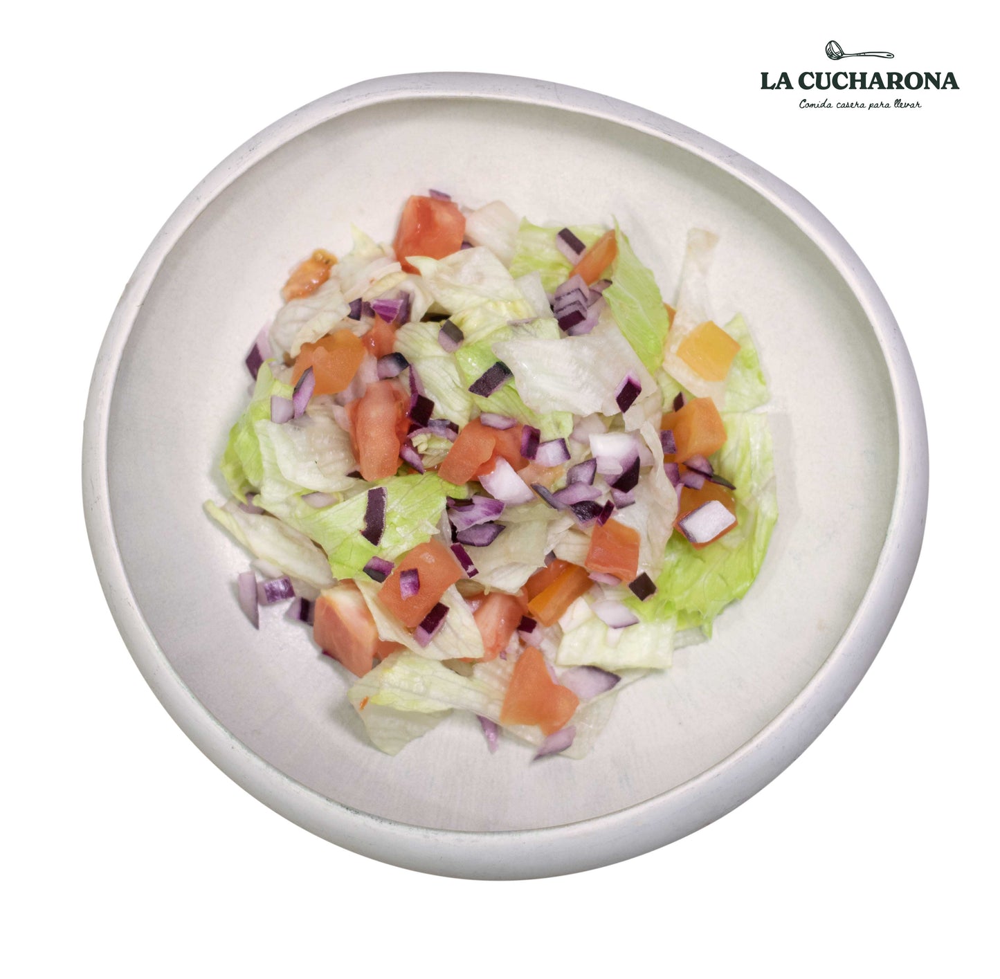 Ensalada de lechuga, tomate y cebolla - 750 ml