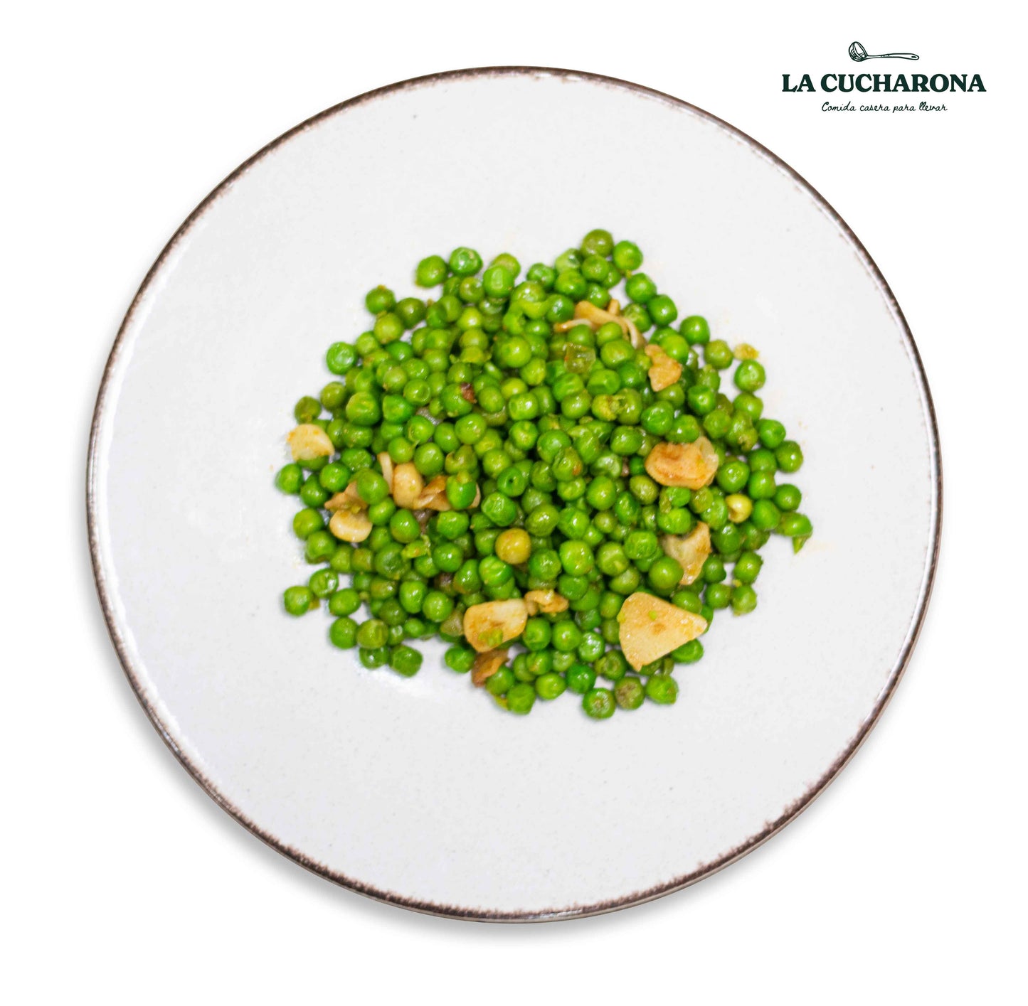 Guisantes rehogados con jamón - 350gr