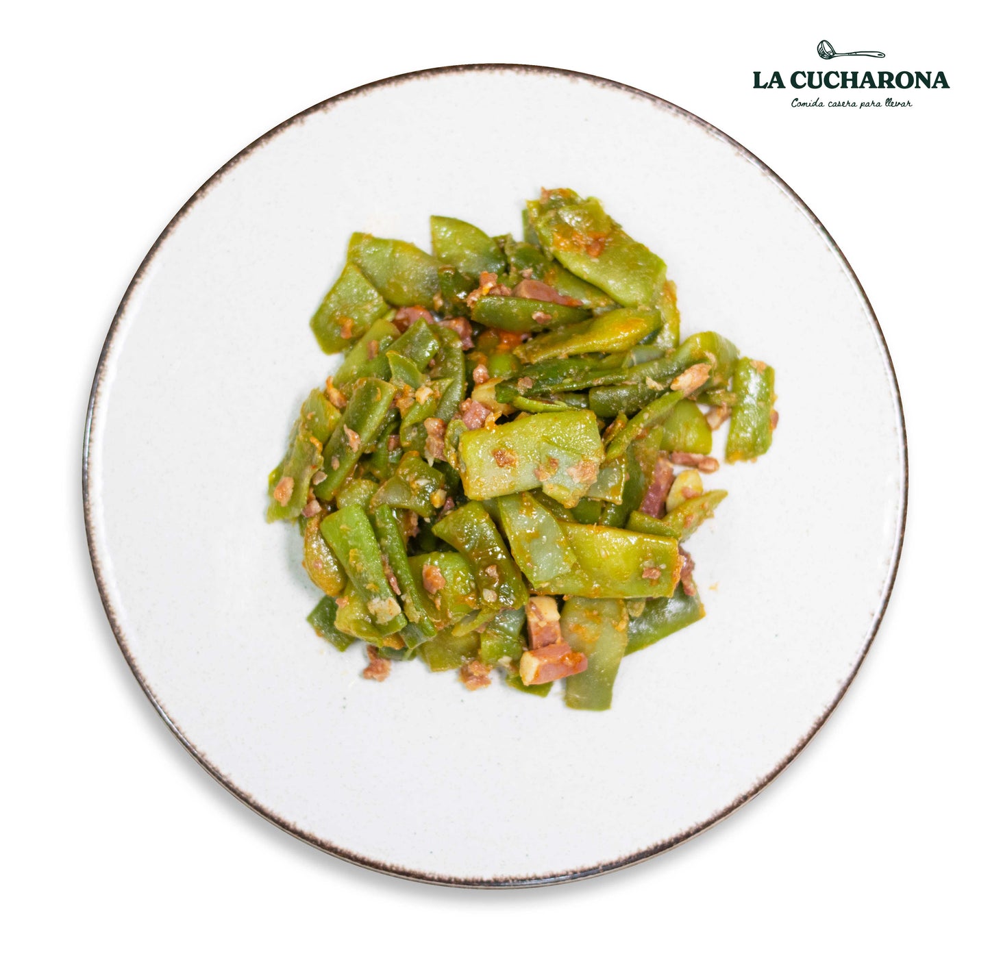 Judías verdes con jamón - 350 gr