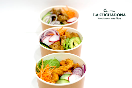 PokeBol de salmón marinado - Menú