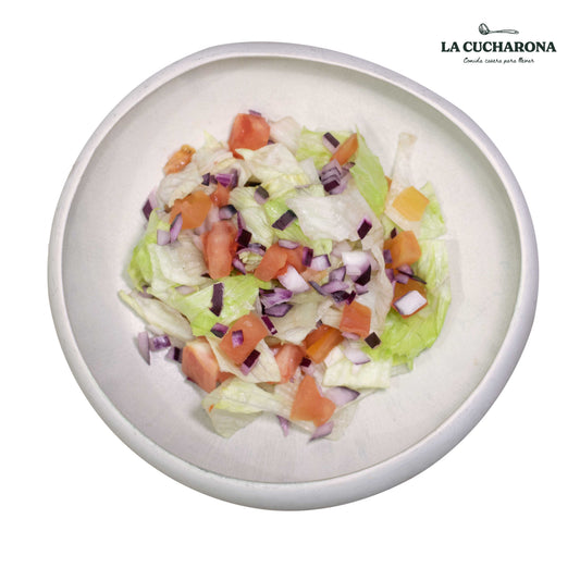 Ensalada de lechuga, tomate y cebolla - 500 ml